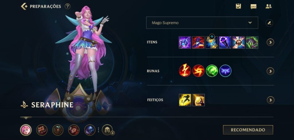 Wild Rift Melhores Builds E Runas Para Seraphine