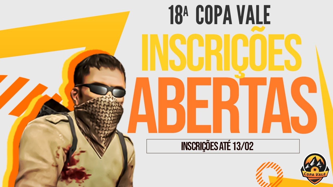 CS:GO: 18ª edição da Copa Vale começa dia 16 de fevereiro