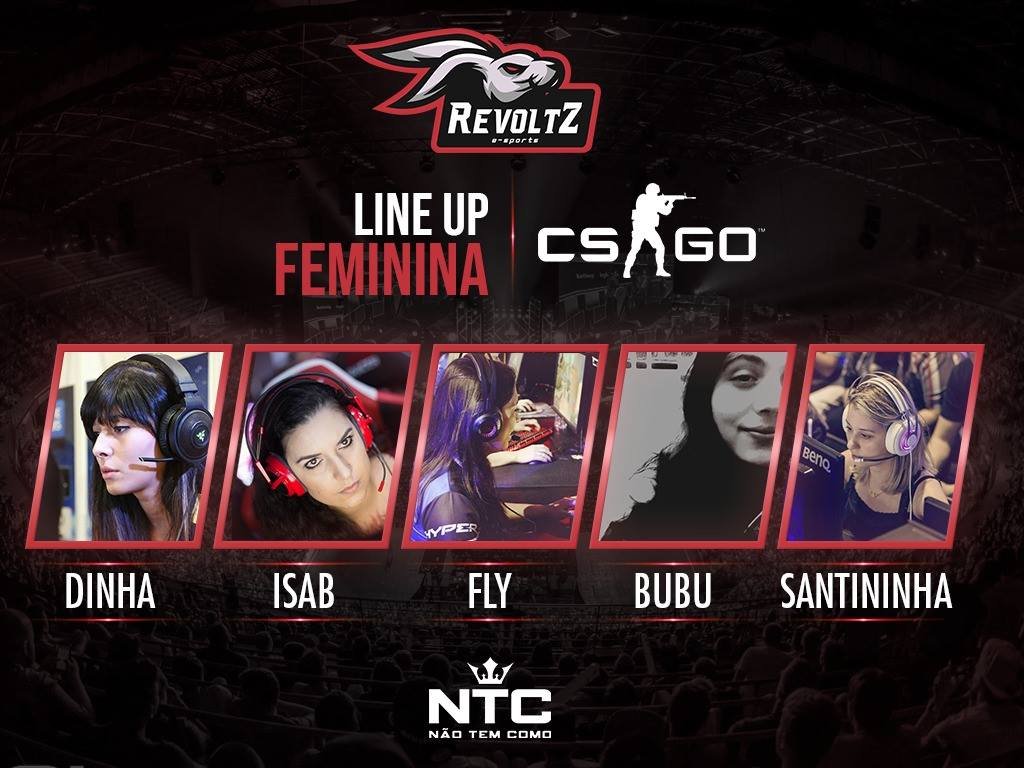 RevoltZ anuncia sua nova equipe feminina de CS:GO