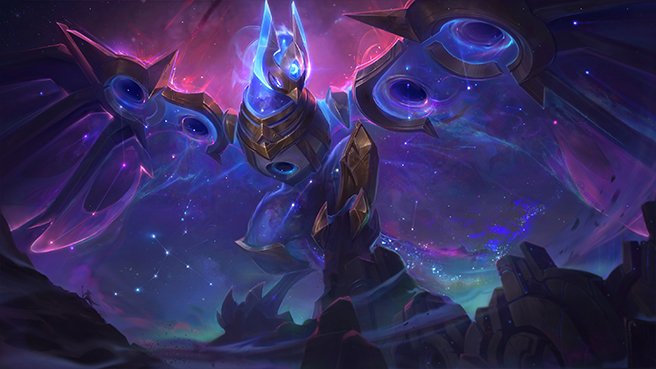 anivia cósmica novas skins