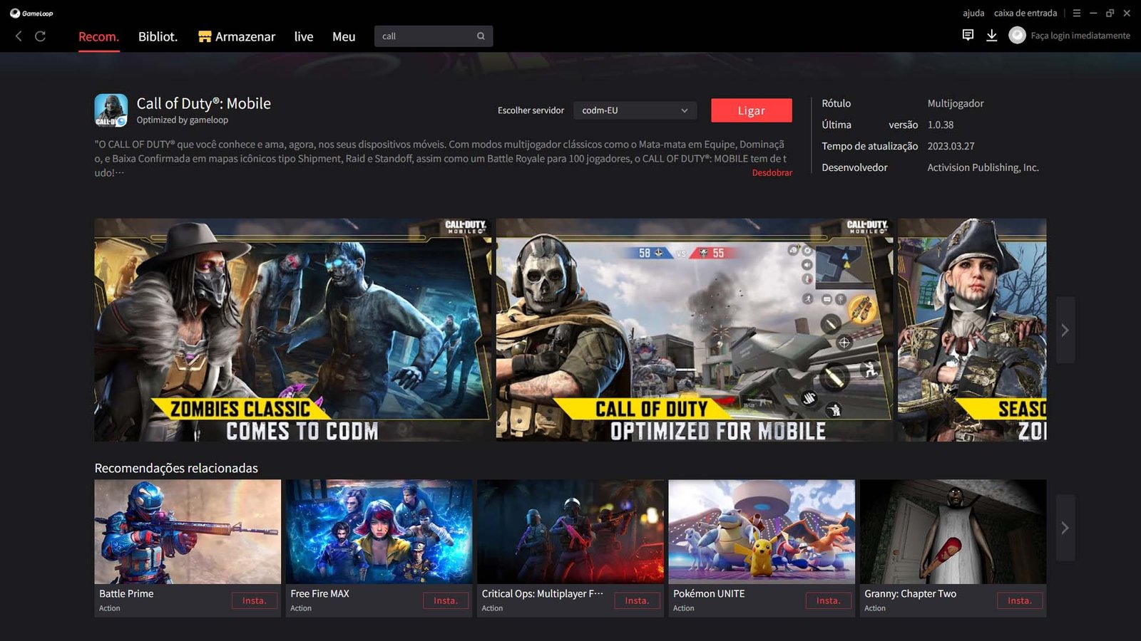 COD Mobile Gameloop