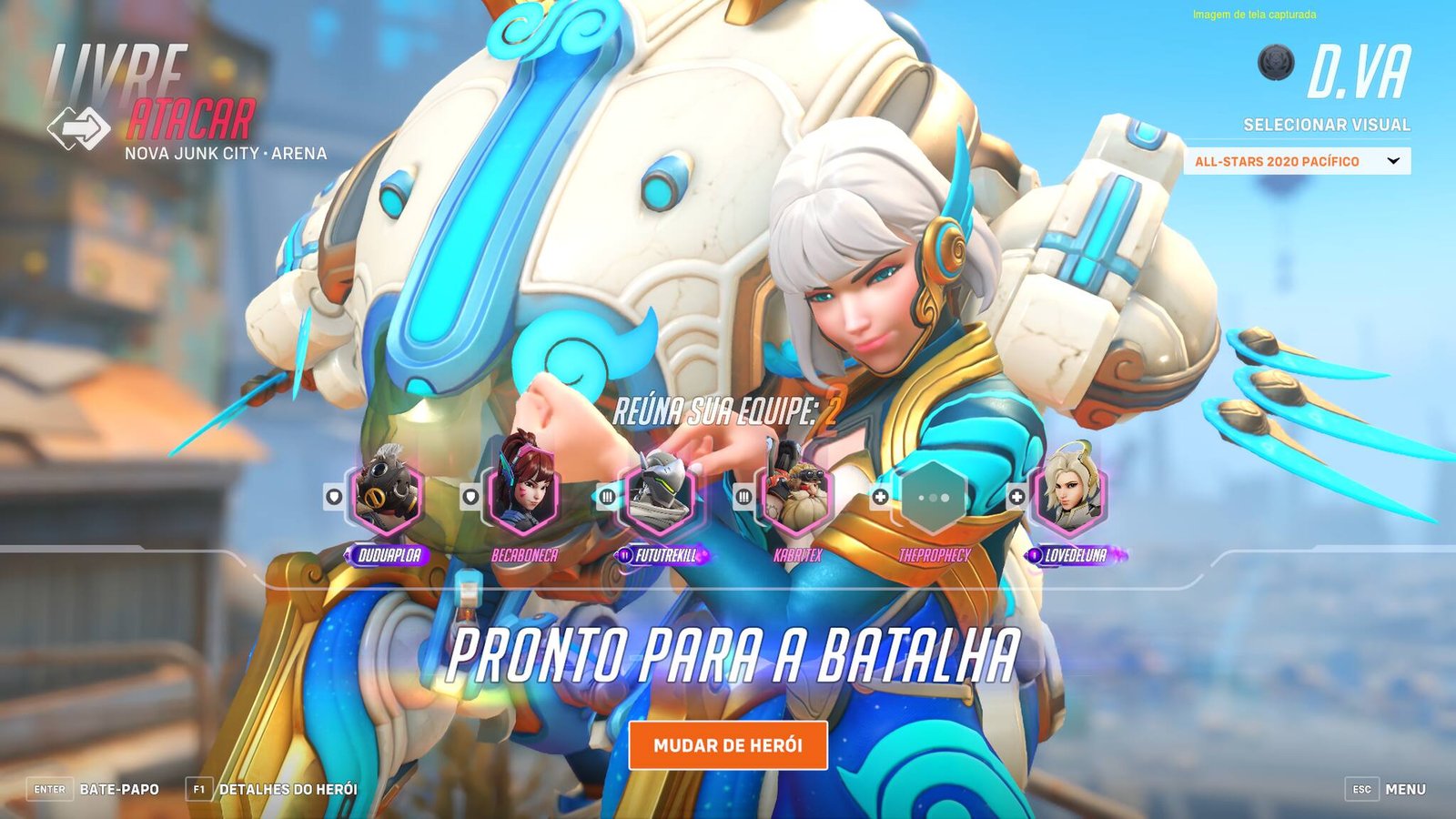 Dva personagem de Overwatch 2