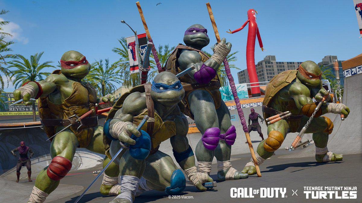Black Ops 6: R$ 367 é o investimento para ter skins do quarteto de Tartarugas Ninja