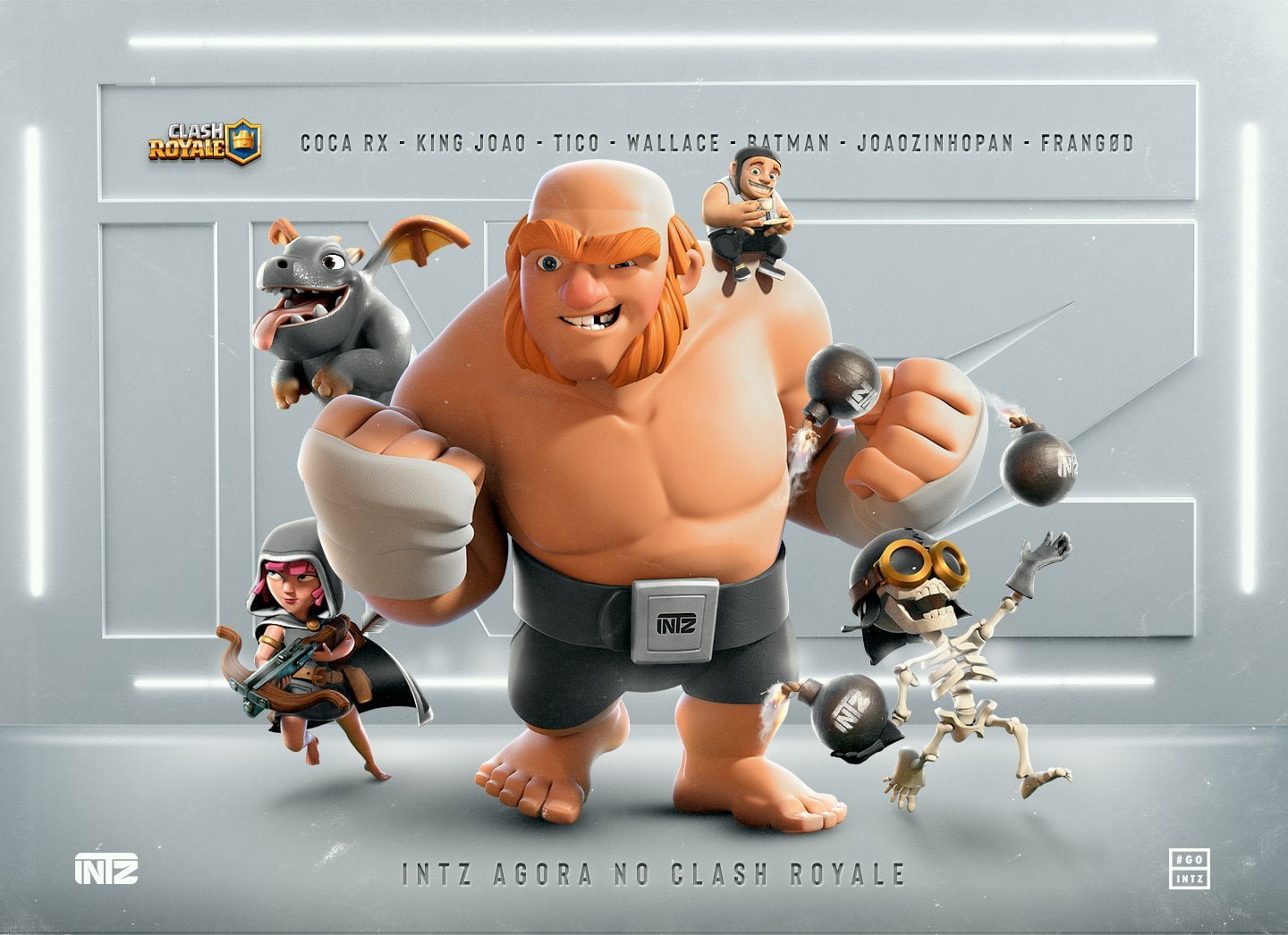 INTZ anuncia sua nova lineup de Clash Royale
