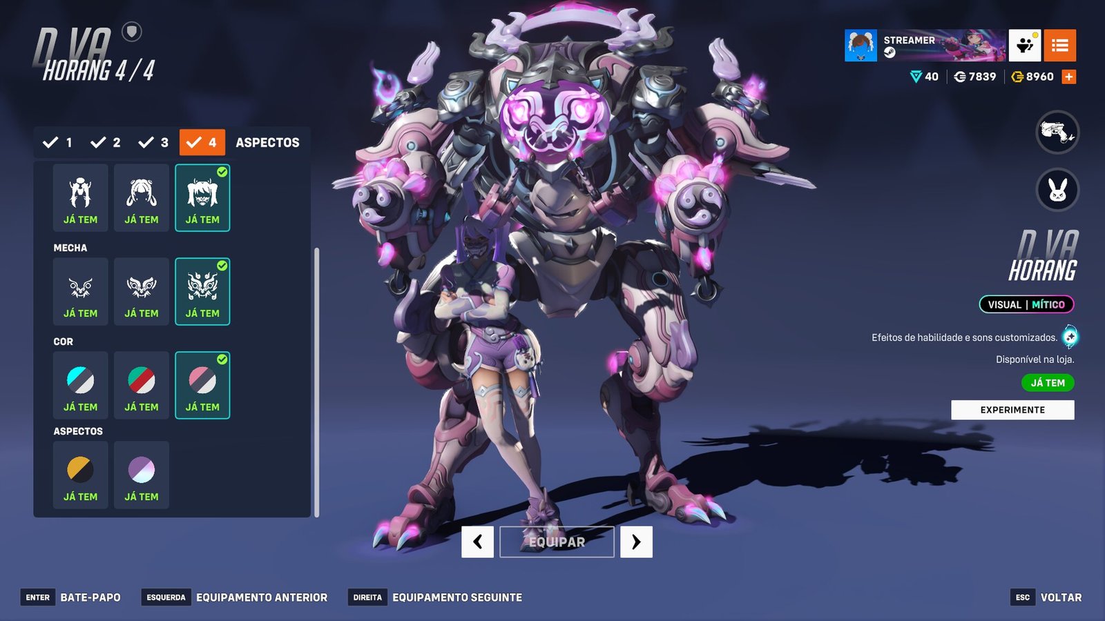 overwatch 2 skin mitica dva