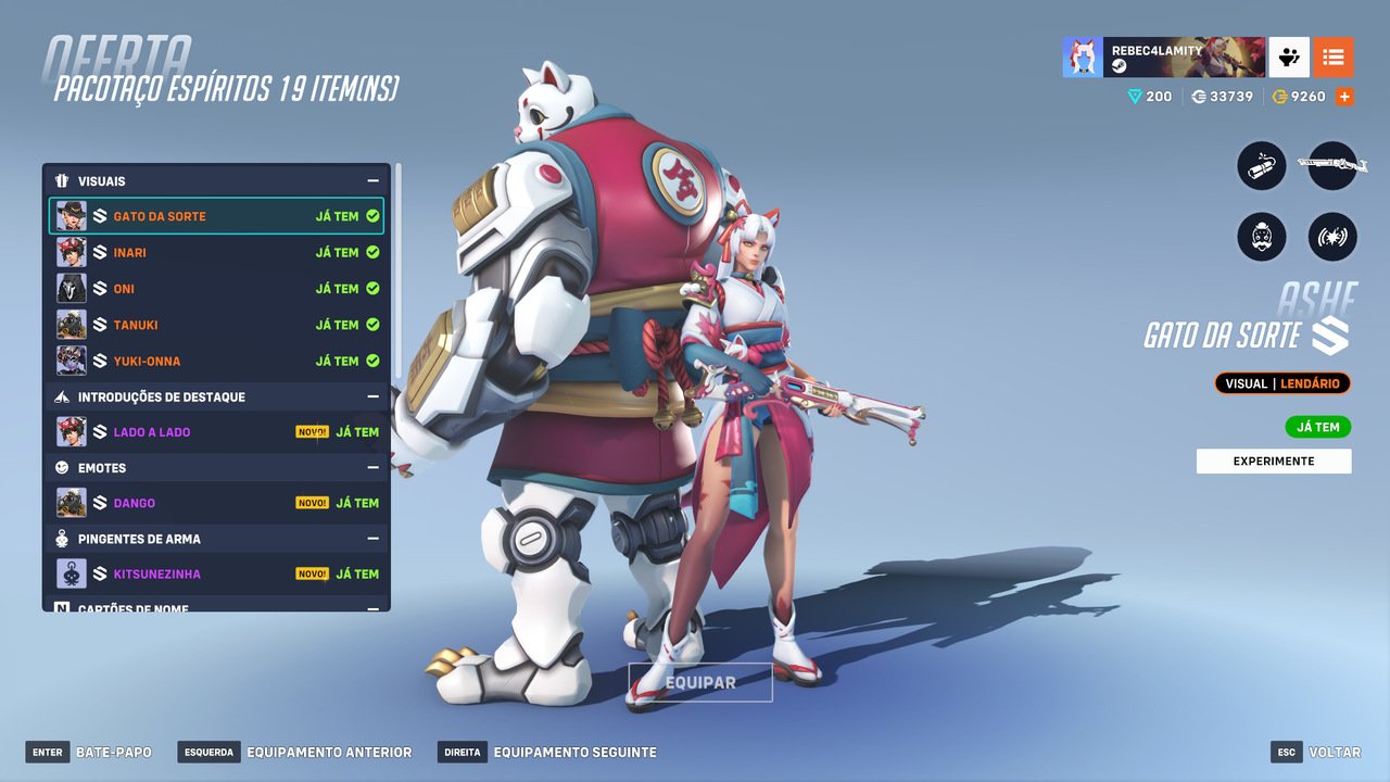 Skin Ashe de Overwatch 2