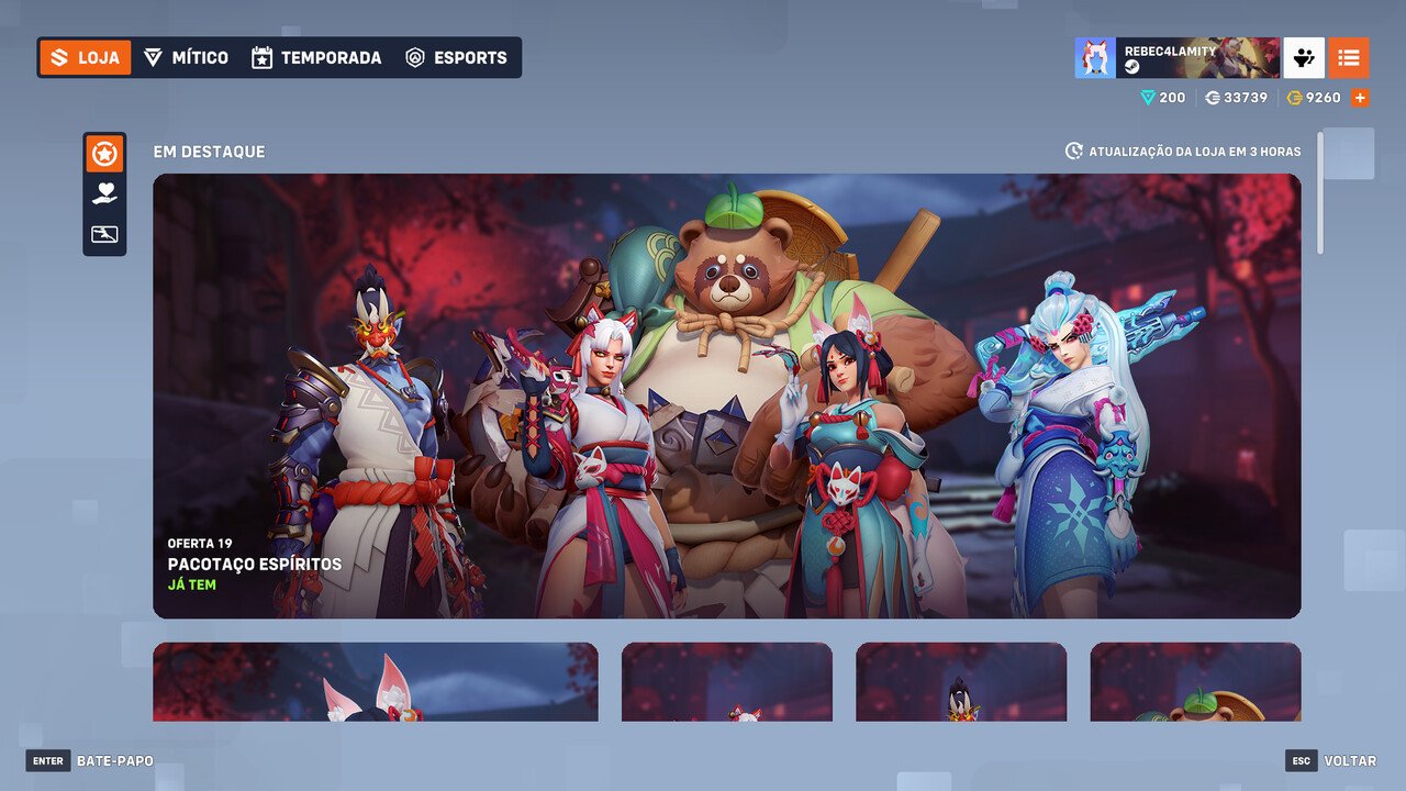 Skins de Overwatch 2
