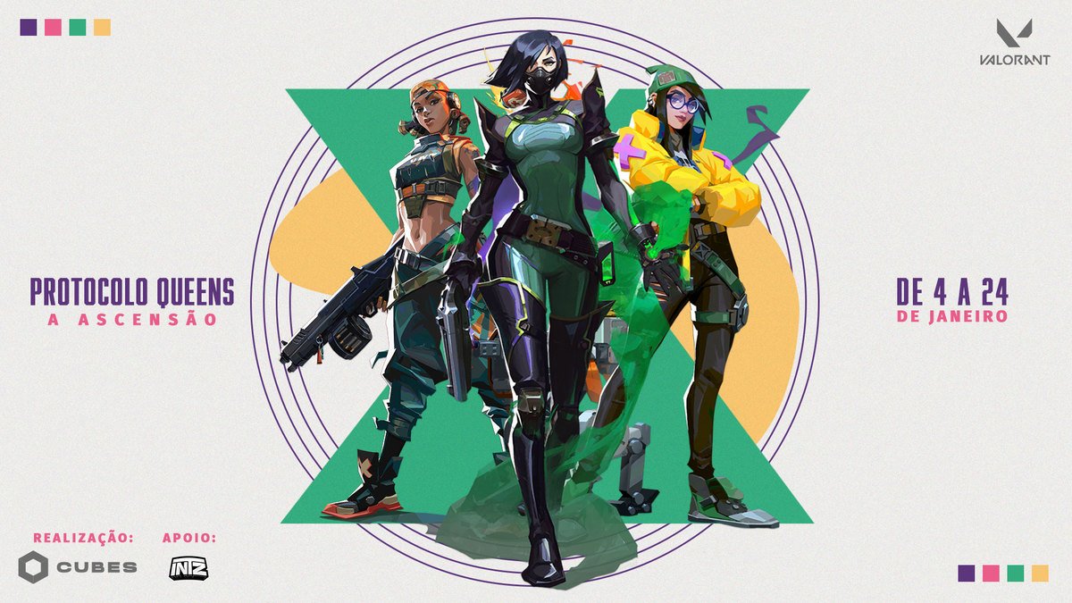 VALORANT: CUBES apresenta o campeonato Protocolo Queens