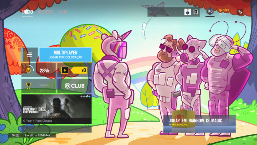 Ubisoft libera evento de 1º de abril “Rainbow is Magic” no Rainbow Six Siege