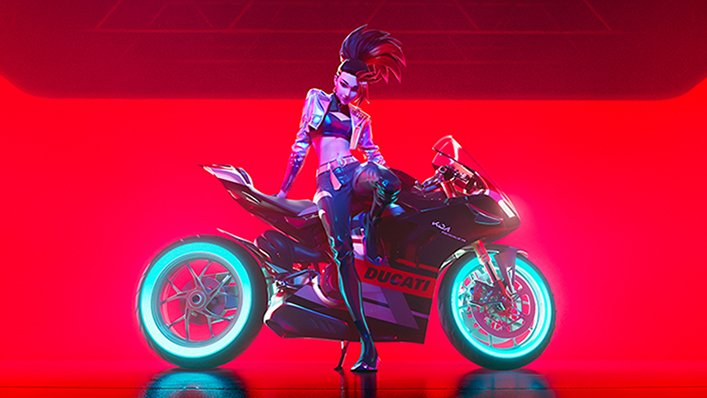 LoL: Ducati apresenta nova moto em clipe do grupo musical K/DA