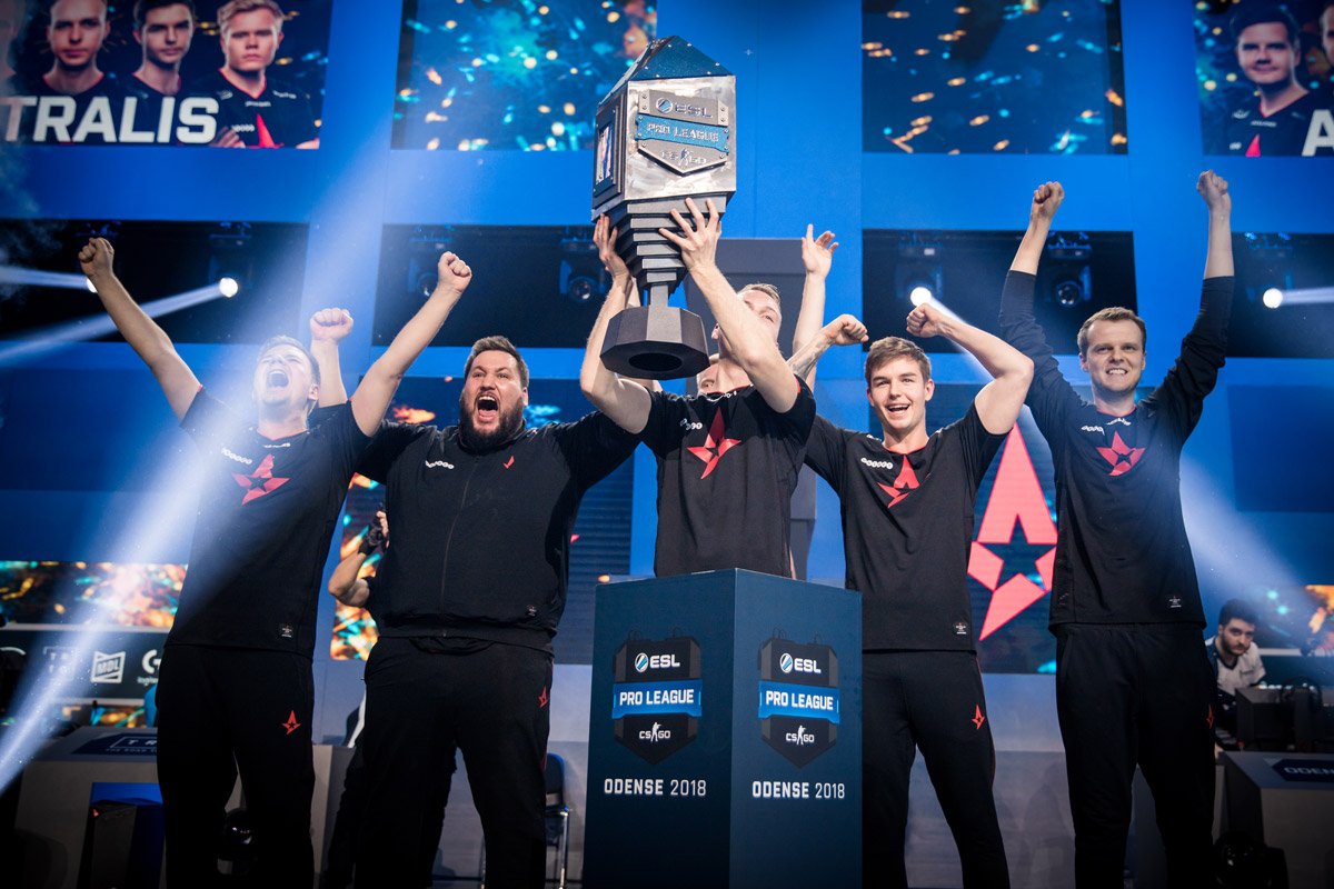 Astralis campeã ESL Pro League 2018