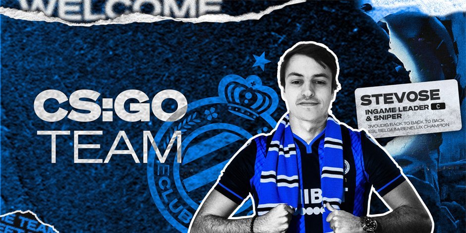 Tradicional clube de futebol belga, Club Brugge anuncia elenco de CS:GO