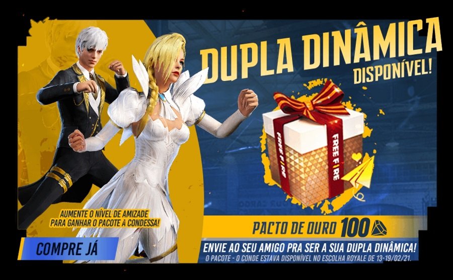 Free Fire: Casamento já está disponível no battle royale
