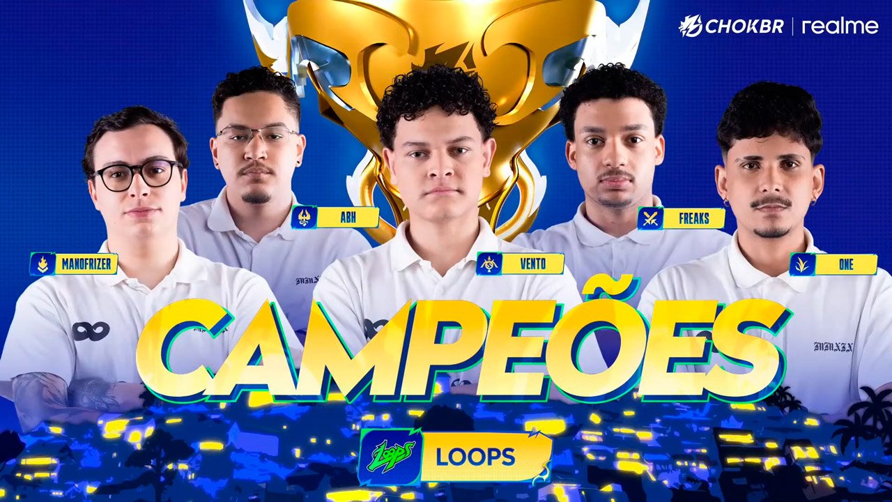 Loops Esports conquista o bicampeonato do CHOKBR Spring 2025 e garante vaga no KIC