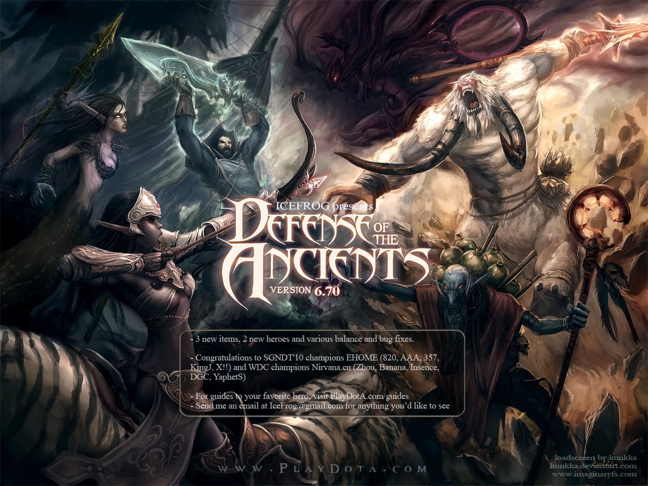 DotA Loading Screen