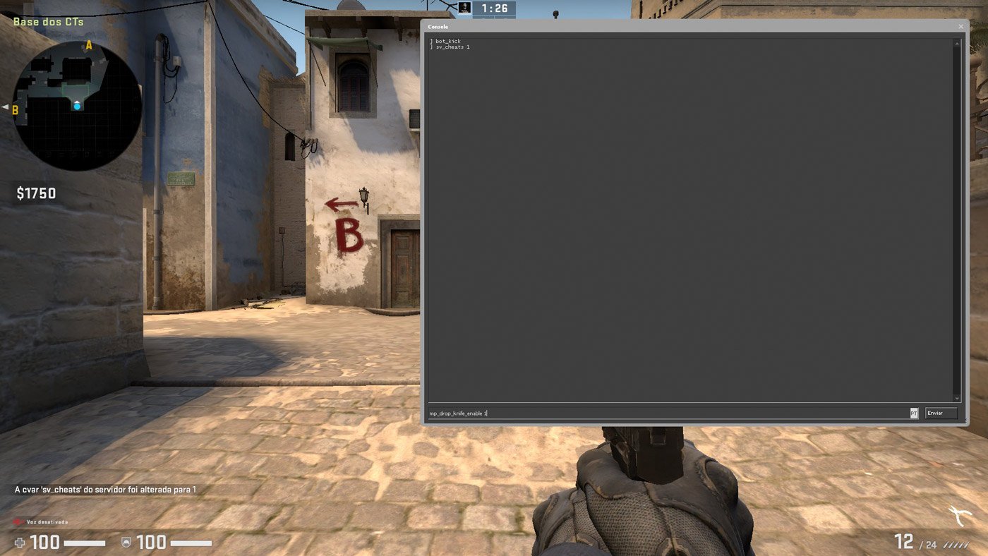 passo 4 comandos de faca csgo