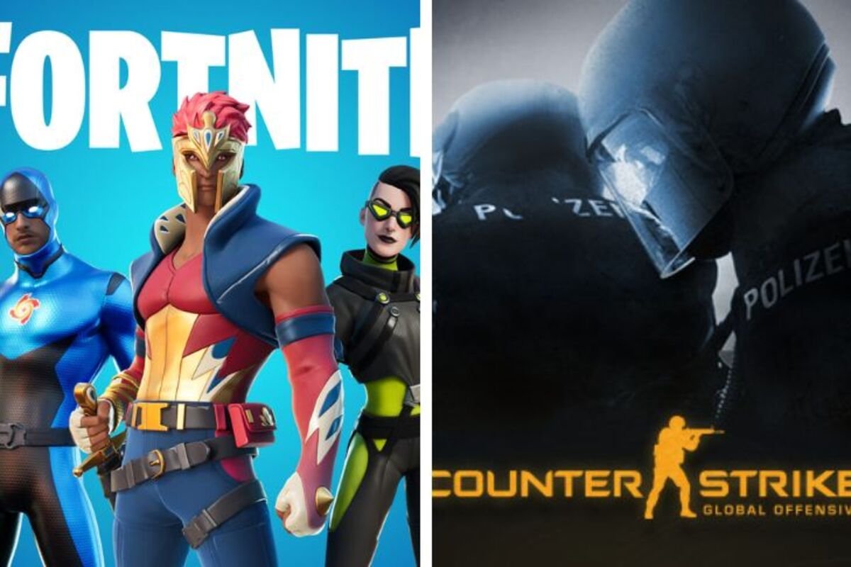 Fortnite e CS:GO são os games de console e PC mais jogados no Brasil em 2022