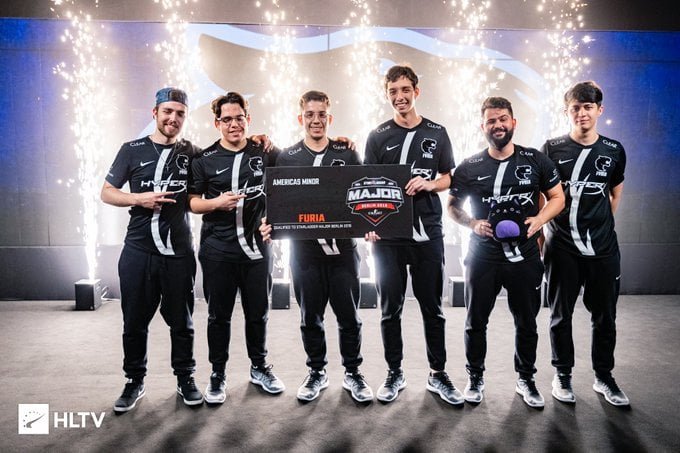 CS:GO: FURIA é o segundo time que mais cresceu no ranking da HLTV em 2019