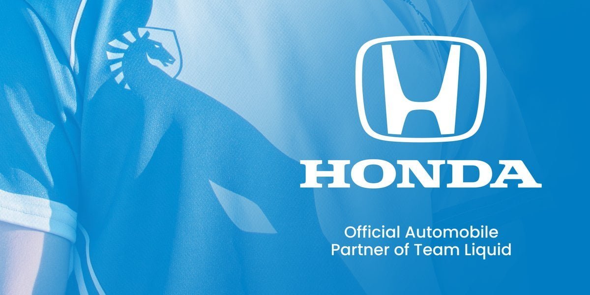 Honda é a nova parceira da Team Liquid