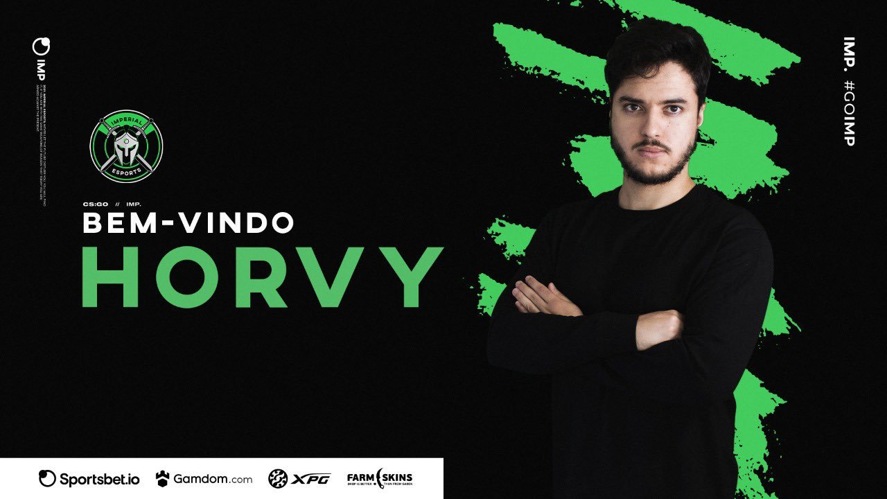 CS:GO: Em processo de reformulação, Imperial anuncia Horvy
