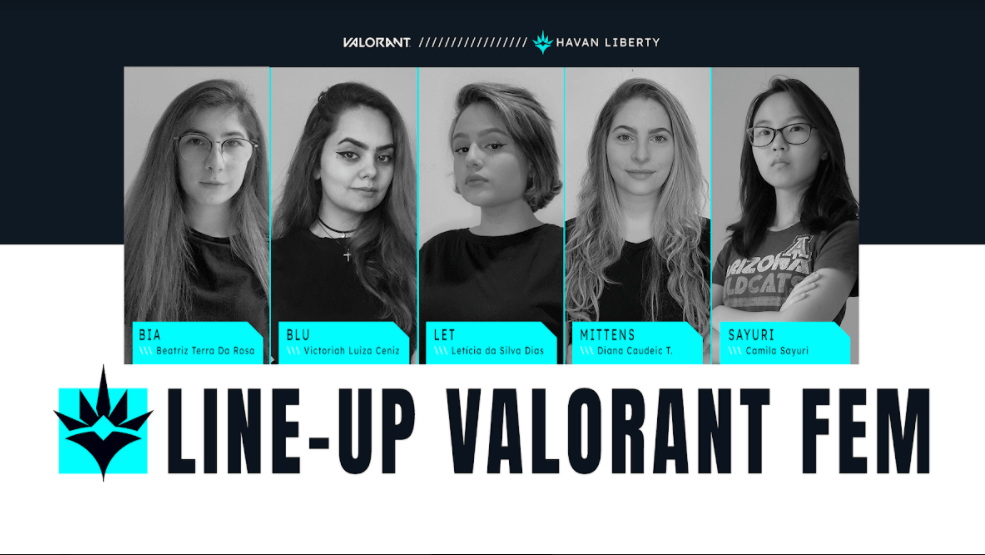 VALORANT: Havan Liberty apresenta lineup feminina