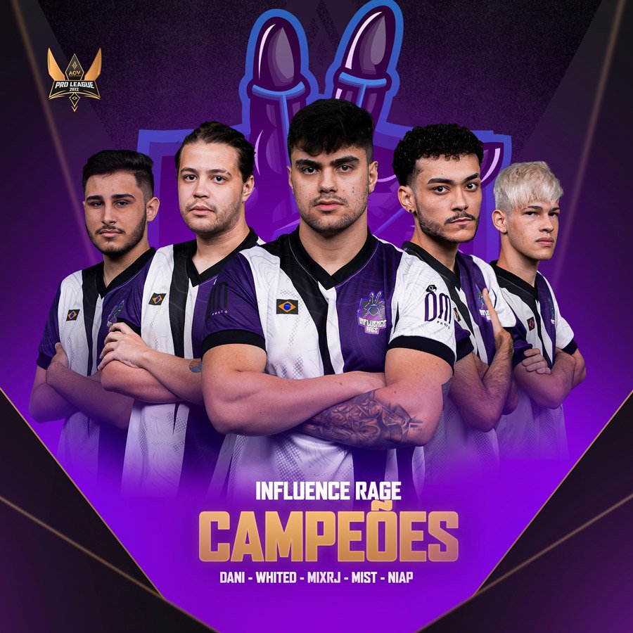 Arena of Valor: Influence Rage vence Cruzeiro e conquista a Pro League Brasil