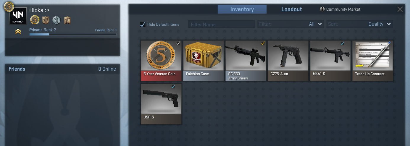 Inventário Steam
