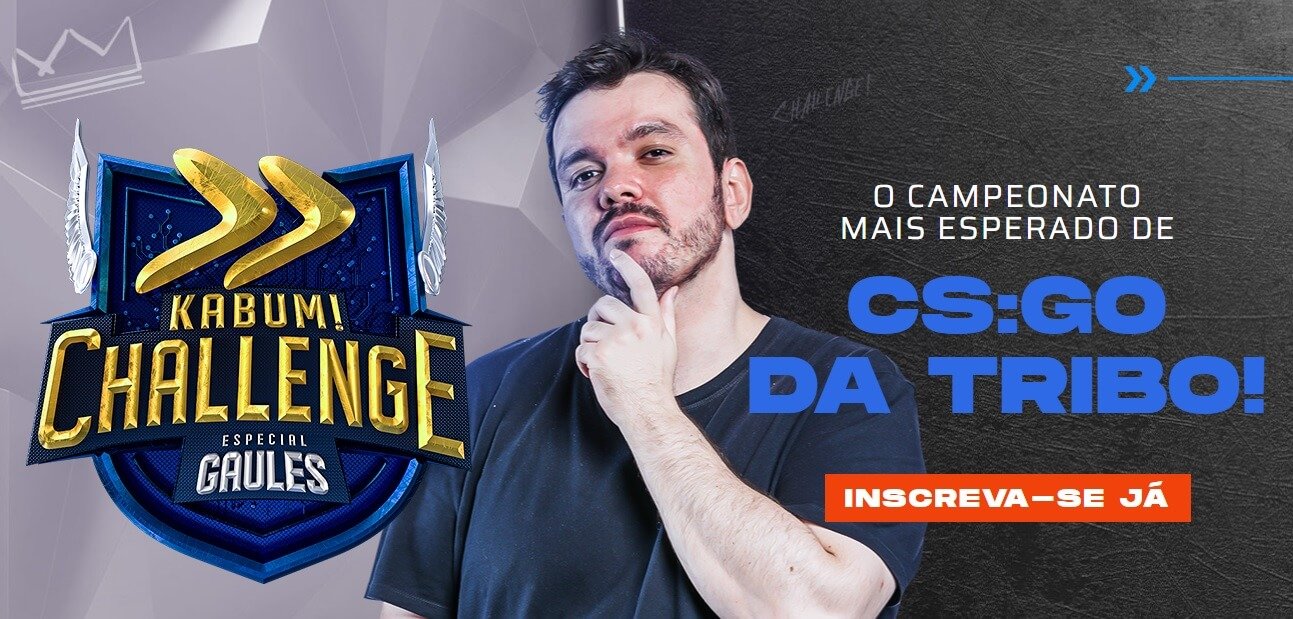 Gaules e KaBuM! anunciam torneio de CS:GO com R$ 25 mil de premiação