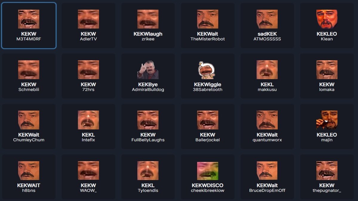 betterttv kekw