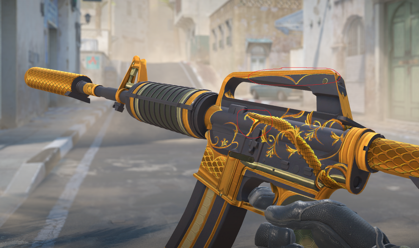 M4A1-S Golden Coil