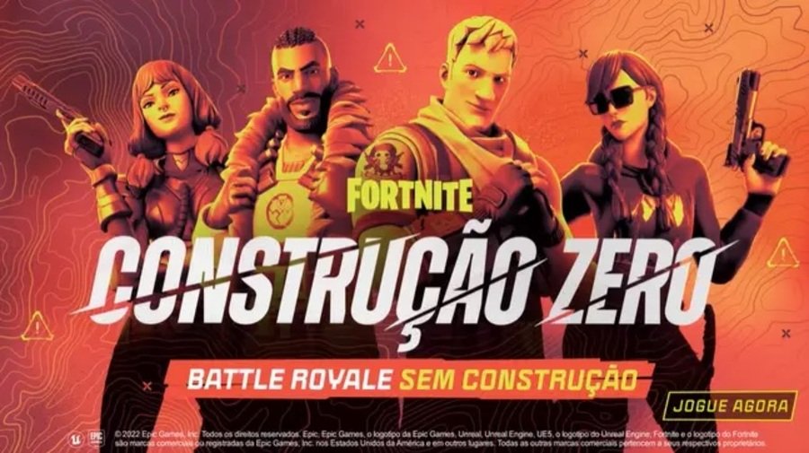 Modo Construção Zero é lançado em Fortnite