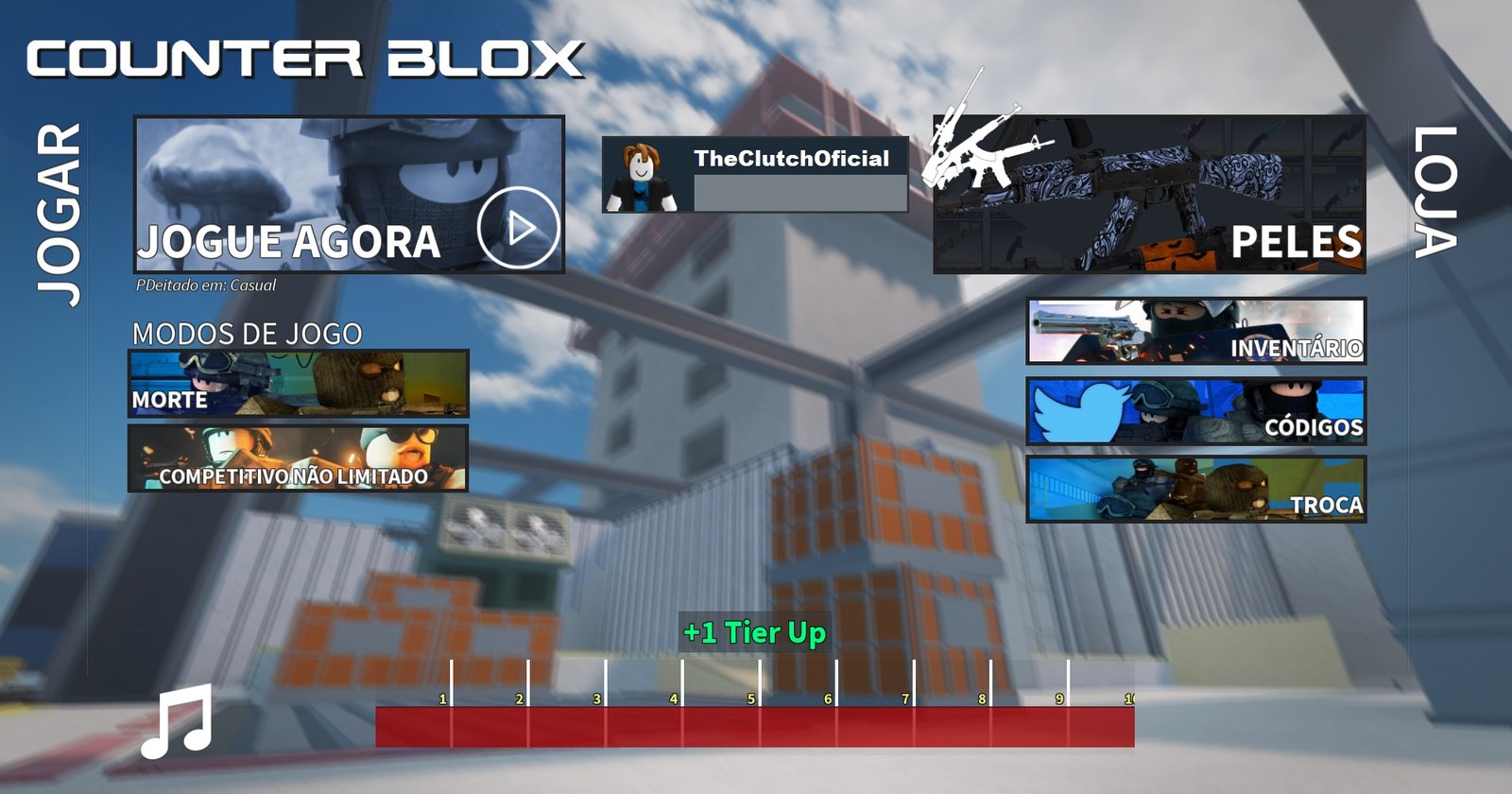 Tela principal Counter Blox
