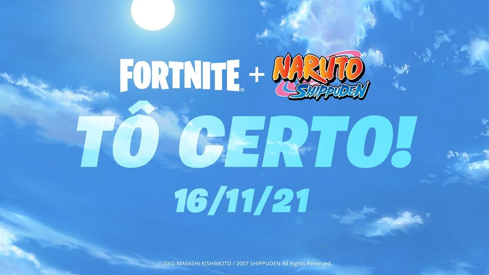 Fortnite confirma parceria com Naruto; possíveis skins e itens vazam