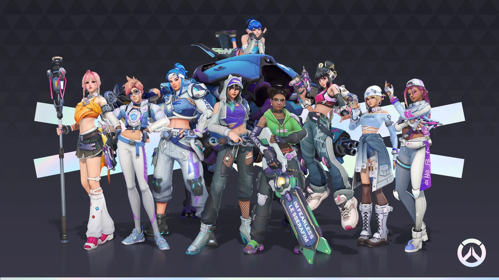 Overwatch 2: LE SSERAFIM retorna com visuais legais, embora os recolores não empolguem
