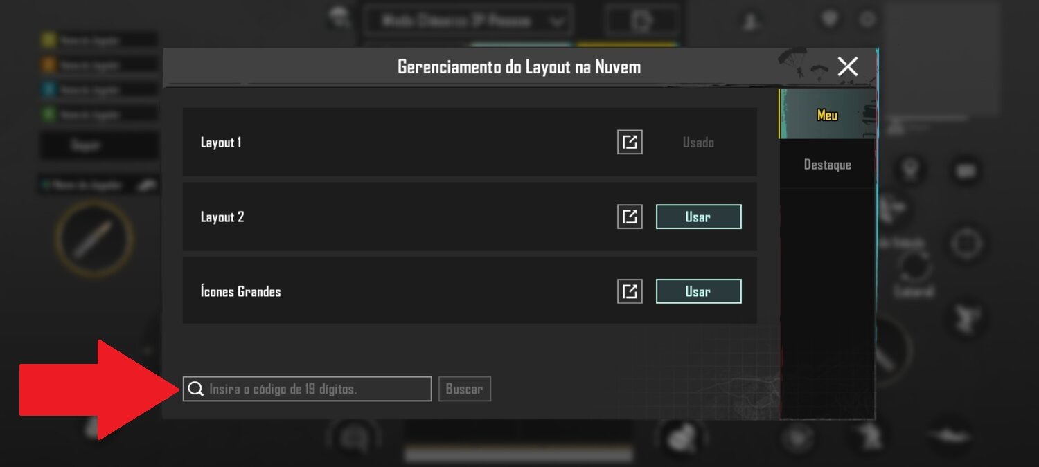 onde inserir o código do HUD