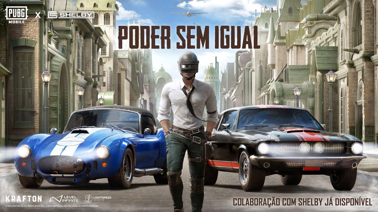 PUBG MOBILE anuncia parceria com a Shelby American