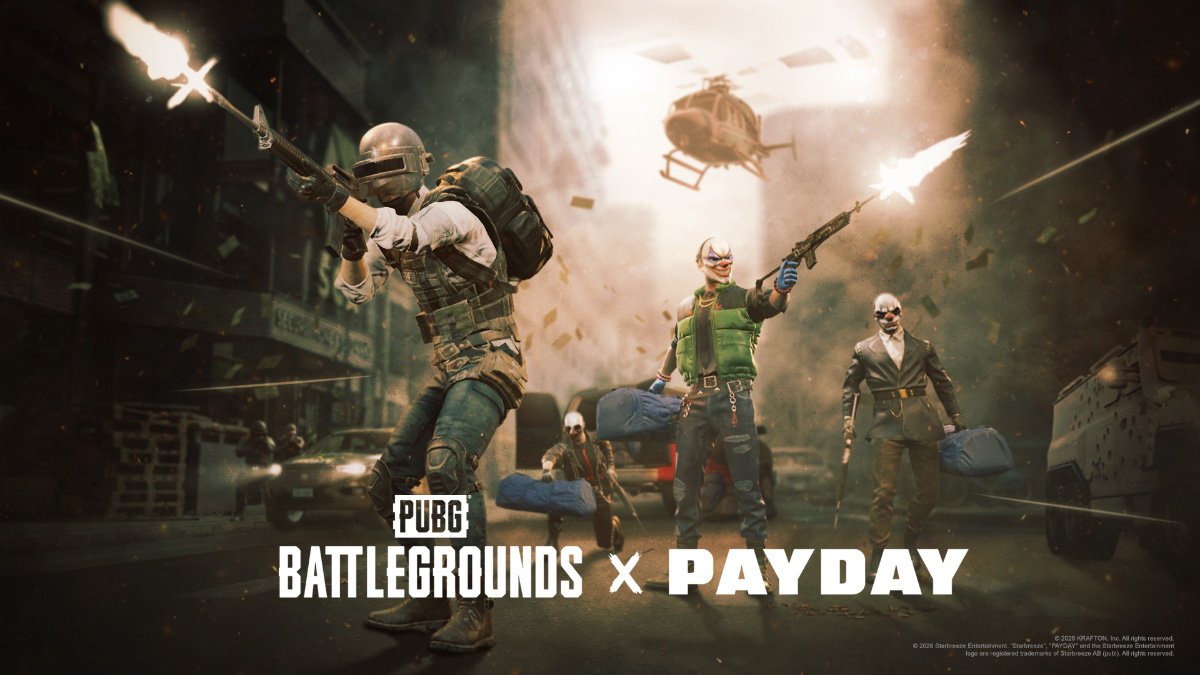 PUBG: Battlegrounds terá modo PAYDAY por tempo limitado