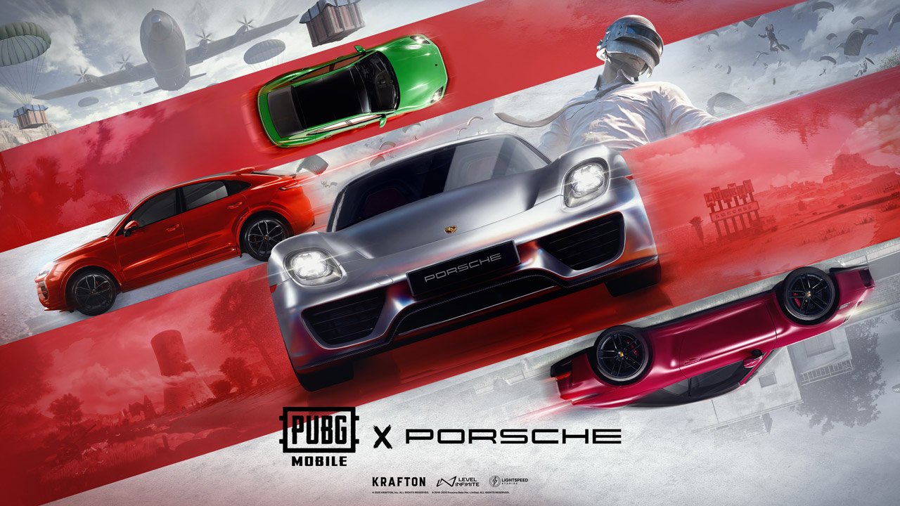PUBG Mobile se une à Porsche em colaboração global até fevereiro de 2026