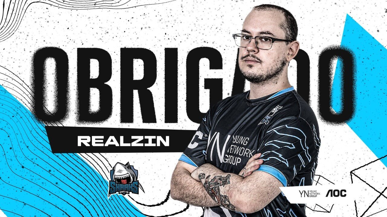 CS:GO: Após título do CBCS Finals, realzin deixa YNG Sharks
