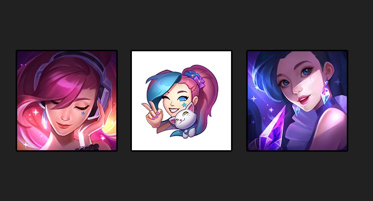 seraphine emotes icons nova campeã