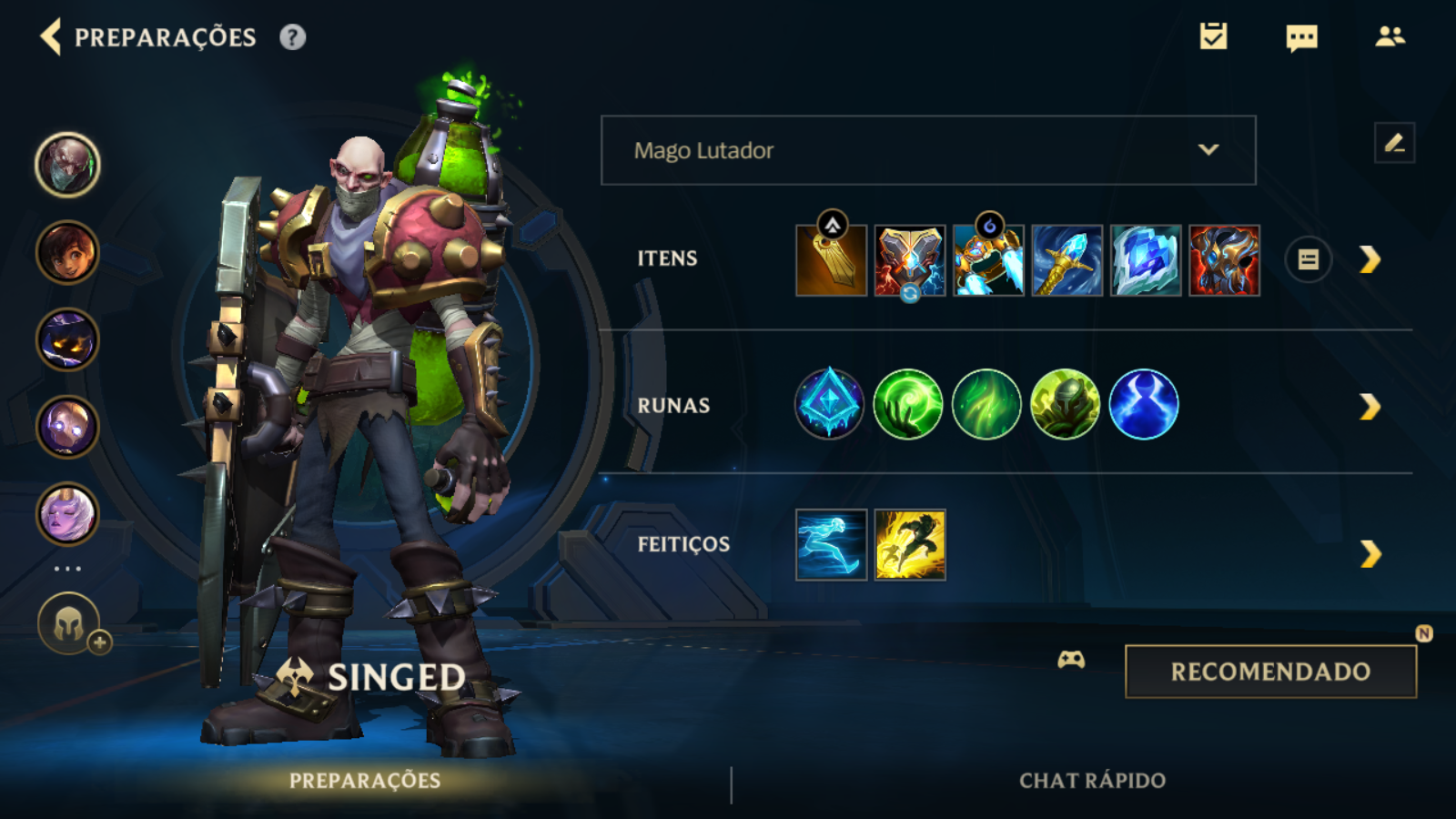 singed wild rift