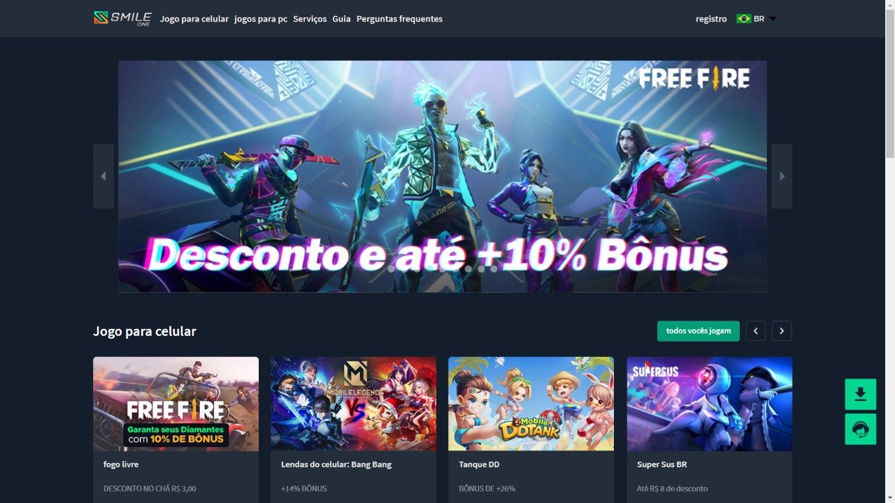 Smile.One é confiável para recarga de diamante no Free Fire?