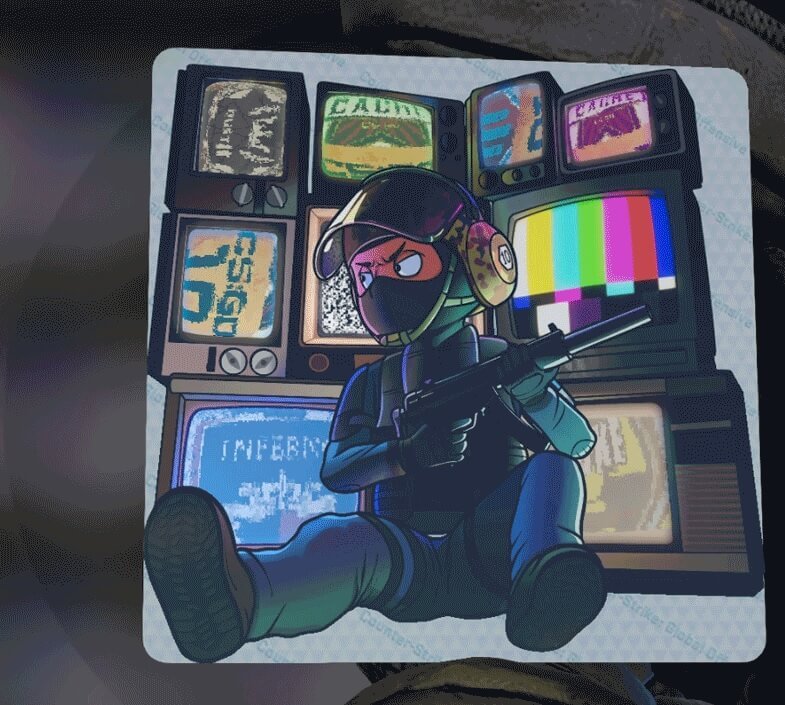CS:GO: jogador cria adesivo animado e resultado é incrível