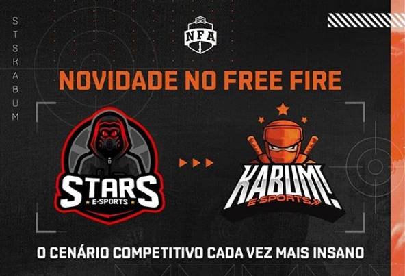 KaBuM! eSports compra a Stars e ingressa no cenário de Free Fire