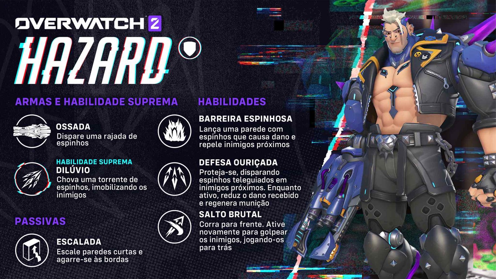 Hazard, novo tank de Overwatch 2