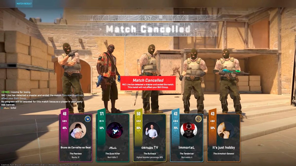CS2: Valve inicia testes do VacNet 3.0