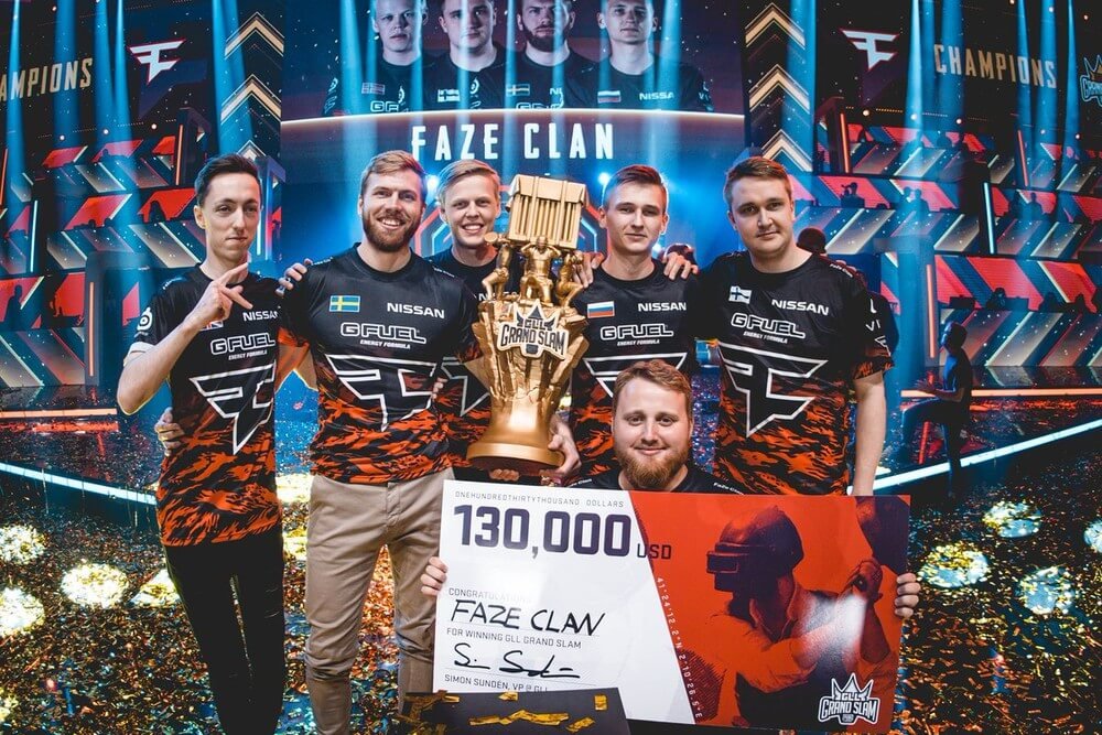 FaZe Clan vence GLL Grand Slam de PUBG; RED Canids termina