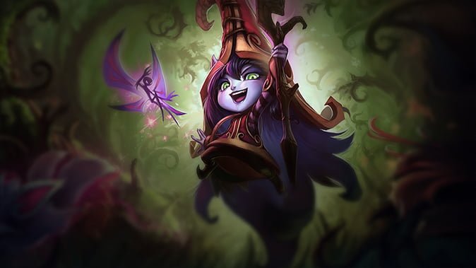 Splash art Lulu League Of Legends 