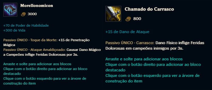 Itens corta cura em LoL 