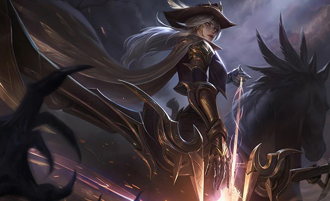 ashe campeã lol velho oeste